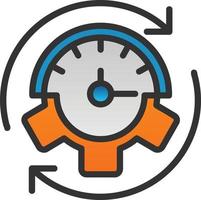 Efficiency Vector Icon Design