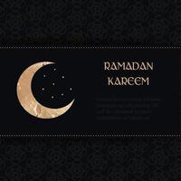 Ramadan Kareem. Islamic festival community prayers template for post, banner, card, poster, background. vector