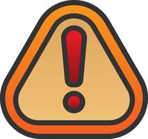 Warning Vector Icon Design