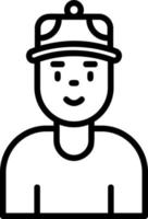 Boy Vector Icon Design