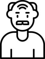 Elderly Vector Icon Design