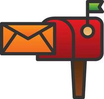 Mailbox Vector Icon Design