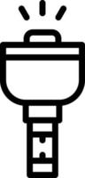 Torch Vector Icon Design