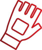 Sports Gloves Vector Icon