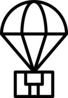 Parachute Vector Icon Design