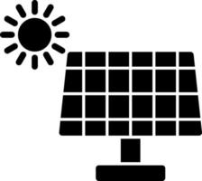 diseño de icono de vector de panel solar