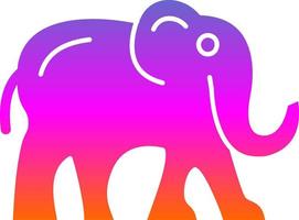 Elephant Vector Icon Design