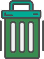 Trash Can Vector Icon