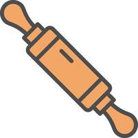 Rolling Pin Vector Icon