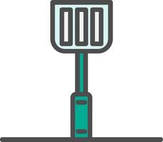 Rubber Spatula Vector Icon