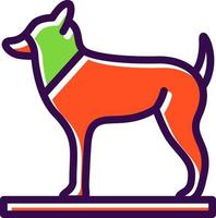 diseño de icono de vector de perro