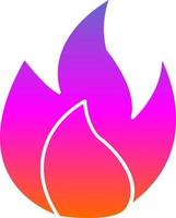 Flame Vector Icon Design