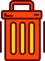 Trash Can Vector Icon