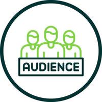 Audience Vector Icon Design