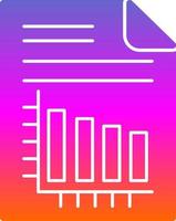 Vertical Bars Vector Icon Design