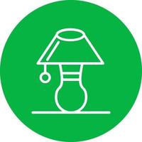 Table Lamp Vector Icon