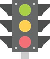 TRAFFIC LIGHT ICON  vector illustration .