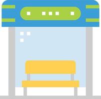 BUS STOP ICON  vector illustration .