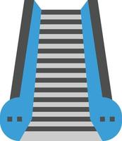 Ilustración de vector de icono de escalera mecánica.