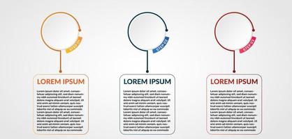 infografía de negocios. plantilla infográfica moderna. plantilla de negocio de vector cc para presentación. concepto creativo para infografía