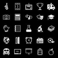 Education, school, science icon set. Student stuff icon collection. vector