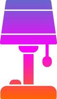 Floor Lamp Vector Icon Design