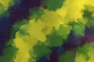 Background abstract brush oil painting yellow green photo