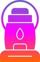 Oil Lamp Vector Icon Design