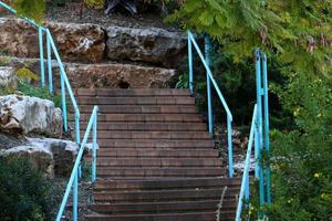 Staircase for going up and down. photo