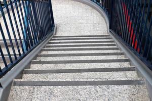 escalera para subir y bajar. foto