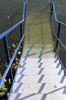 Staircase for going up and down. photo