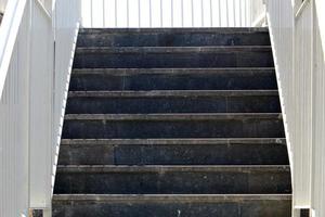 Staircase for going up and down. photo