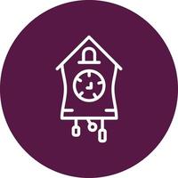 Cuckoo Clock Vector Icon