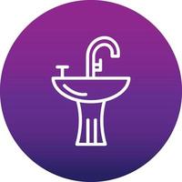 Washbasin Vector Icon