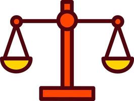 Justice Scale Vector Icon