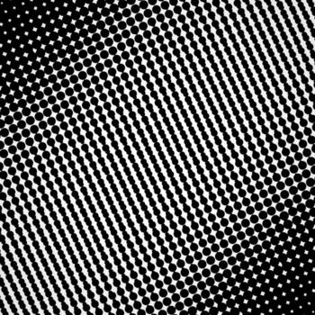 Halftone abstract vector black dots design element isolated on a white background.