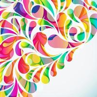 Abstract colorful arc-drop background. Vector. vector