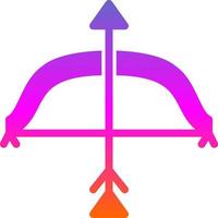 Bow ANd Arrow Vector Icon Design