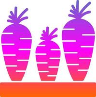 Carrots Vector Icon Design
