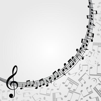 Free music background - Vector Art