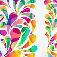 Abstract colorful arc-drop background. Vector. vector