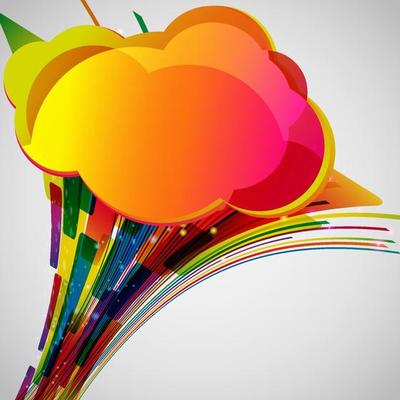 Abstract background with design elements. Vector illustration.