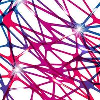 Abstract neuron net background, vector graphic design digital illustration.