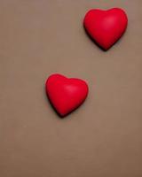 Red Love Heart Shape photo