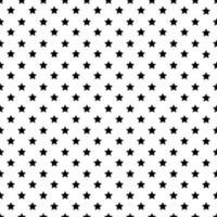 Black Seamless Stars Patterns On White Background vector