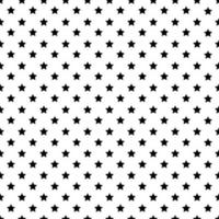 Black Seamless Stars Patterns On White Background vector