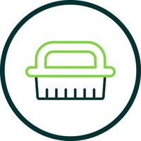 Cleaning Brush Vector Icon Design