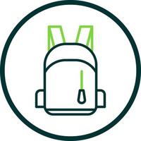 School Bag Vector Icon Design