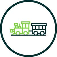 diseño de icono de vector de tren