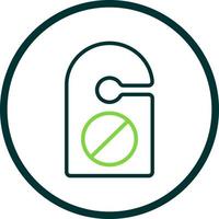 Do Not Disturb Vector Icon Design